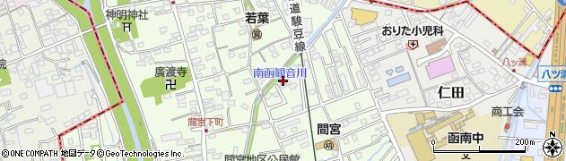 静岡県田方郡函南町間宮858周辺の地図