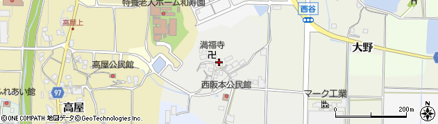 兵庫県丹波篠山市西阪本579周辺の地図