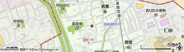 静岡県田方郡函南町間宮143周辺の地図