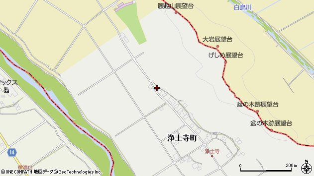 〒523-0024 滋賀県近江八幡市浄土寺町の地図