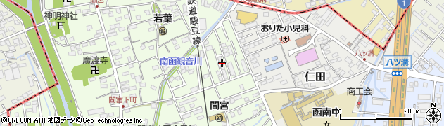 静岡県田方郡函南町間宮879周辺の地図