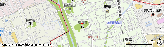 静岡県田方郡函南町間宮193周辺の地図
