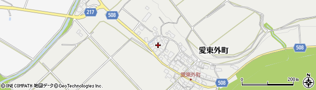 滋賀県東近江市愛東外町693周辺の地図