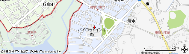 愛知県東郷町（愛知郡）清水周辺の地図