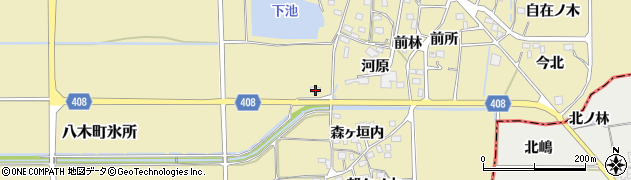 京都府南丹市八木町氷所池ノ下10周辺の地図