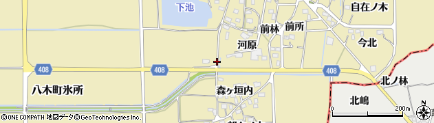 京都府南丹市八木町氷所池ノ下周辺の地図