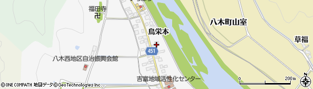 京都府南丹市八木町鳥羽中町周辺の地図
