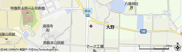 ローソン篠山西紀店周辺の地図