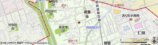 静岡県田方郡函南町間宮133周辺の地図