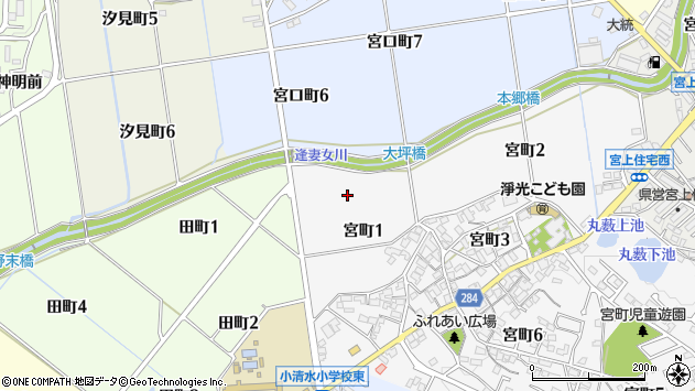 〒471-0043 愛知県豊田市宮町の地図