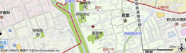 静岡県田方郡函南町間宮109周辺の地図