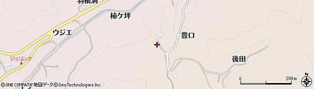 愛知県豊田市霧山町豊口37周辺の地図