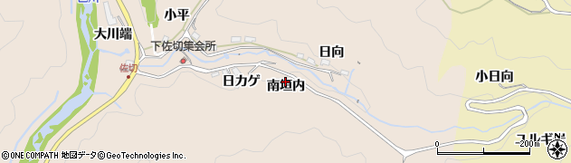 愛知県豊田市下佐切町（南垣内）周辺の地図
