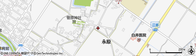 滋賀県野洲市永原956周辺の地図