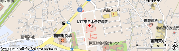 NTT東日本伊豆病院周辺の地図