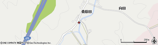 愛知県豊田市矢並町（桑原田）周辺の地図