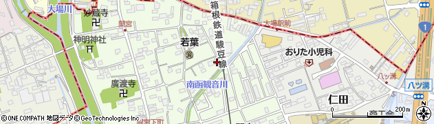 静岡県田方郡函南町間宮38-1周辺の地図