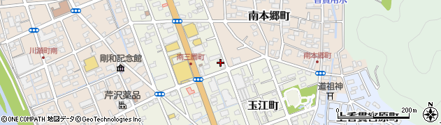 静岡県警察本部交通機動隊東部支隊周辺の地図
