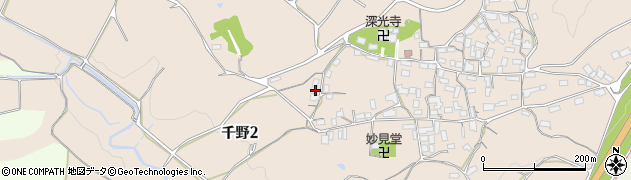 滋賀県大津市千野周辺の地図
