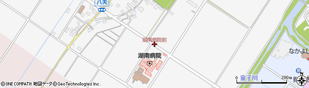 湖南病院前周辺の地図