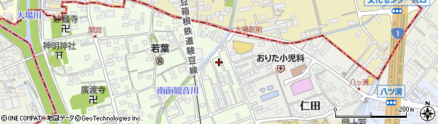 静岡県田方郡函南町間宮883周辺の地図