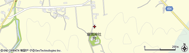 京都府南丹市園部町竹井（片山）周辺の地図