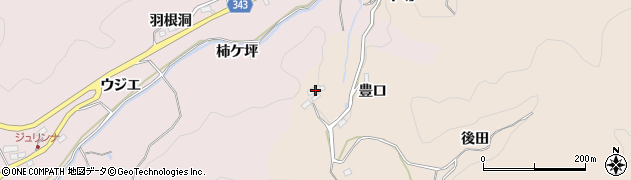 愛知県豊田市霧山町豊口31周辺の地図