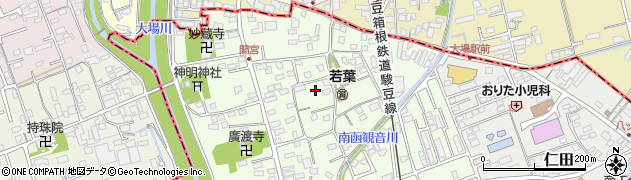静岡県田方郡函南町間宮123周辺の地図