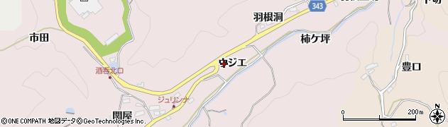 愛知県豊田市幸海町ウジエ周辺の地図