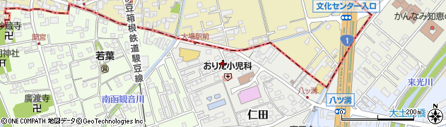静岡県田方郡函南町仁田34周辺の地図