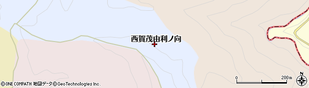 京都府京都市北区西賀茂由利ノ向周辺の地図