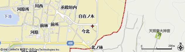 京都府南丹市八木町氷所（今北）周辺の地図