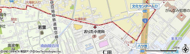静岡県田方郡函南町仁田34-28周辺の地図