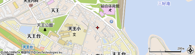 愛知県みよし市三好町（東山畑）周辺の地図