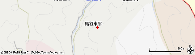 京都府京都市右京区京北細野町馬谷東平周辺の地図