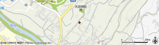 岡山県津山市大田702周辺の地図