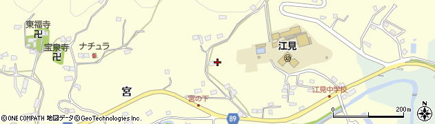 千葉県鴨川市宮1399周辺の地図