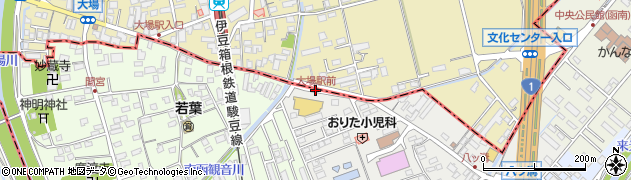大場駅前周辺の地図