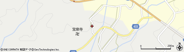 愛知県設楽町（北設楽郡）荒尾（寒相）周辺の地図