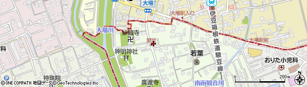 静岡県田方郡函南町間宮61周辺の地図