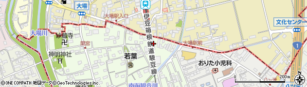 静岡県田方郡函南町間宮8周辺の地図