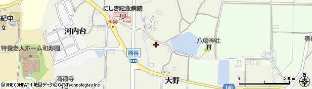 兵庫県丹波篠山市西谷530周辺の地図