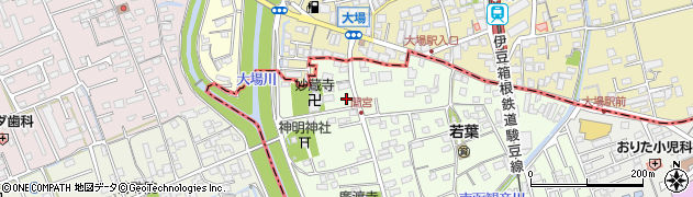 静岡県田方郡函南町間宮72周辺の地図