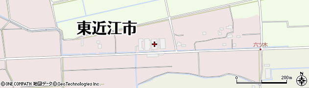 滋賀県東近江市上羽田町2822周辺の地図