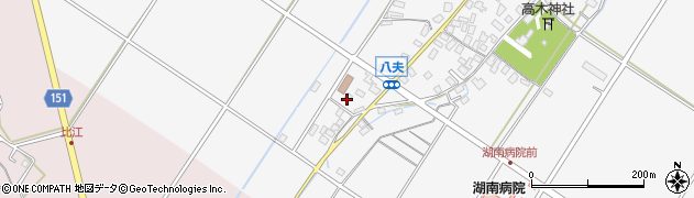 滋賀県野洲市八夫1320周辺の地図