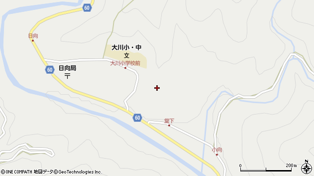 〒421-1403 静岡県静岡市葵区日向の地図