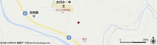 静岡県静岡市葵区日向周辺の地図
