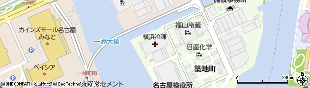 愛知県名古屋市港区築地町8周辺の地図