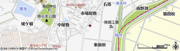 愛知県愛知郡東郷町春木東前田24周辺の地図
