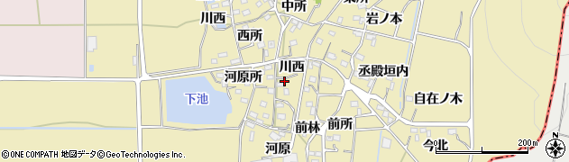 京都府南丹市八木町氷所川西周辺の地図